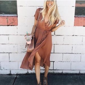 Honey Punch wrap dress